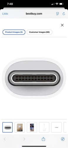 Apple MUF82AM/A USB-C Multiport Adapter - Afbeelding 5 van 7