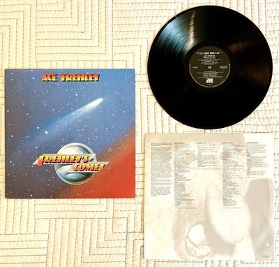 ACE FREHLEY VG++ Frehley s Comet LP 1987 CANADA PRESS +Sleeve STERLING Megaforce