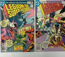 DC Comics Legion of Super-Heroes 263  264 Comic Book Lot 1980 Collectible