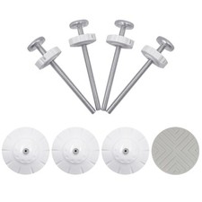 Baby Gate Extender Kit - 4 Pack M8x4.92 Baby Gate Spindle Rods with Bolts  4...
