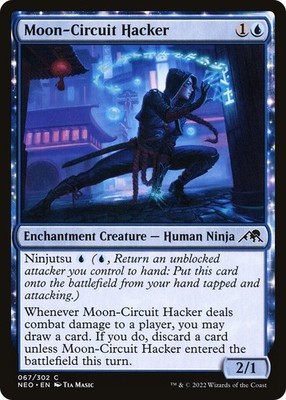 Moon-Circuit Hacker - 67 - NM - Kamigawa: Neon Dynasty