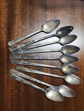 Lot de 9 cuillères Prestige anciennes plaquées