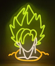 Zenin Decor Dragon Ball Z Goku Super Saiyan Light LED Room Decor Lamp Anime Gift
