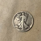 1920 D Walking Liberty Half Dollar Silver 50C G/VG Good/Very Good