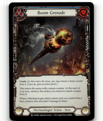 Boom Grenade (Blue) EVO086 Bright Lights Rainbow Foil Common Flesh and Blood