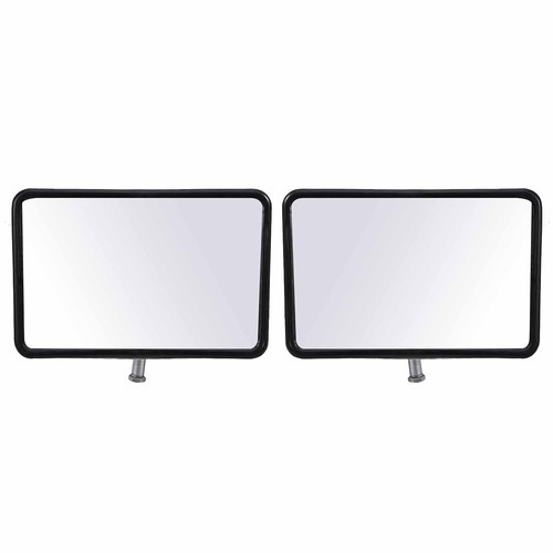 Pair Door Mirror Heads For Toyota Landcruiser 70 75 78 Hilux Ute 4X4 Chrome - Picture 7 of 12