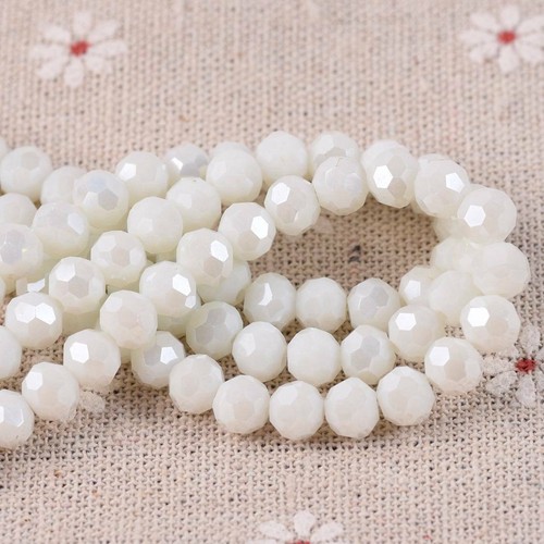 100pcs 6mm Round Sphere Ball Faceted Crystal Glass Loose Spacer Craft Beads lot - Picture 84 of 110