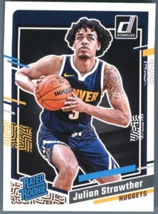 2023-24 Donruss Denver Nuggets Julian Strawther #242 Rookie