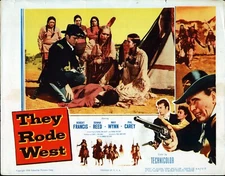 They Rode West (1954) 11x14 lobby card #nn