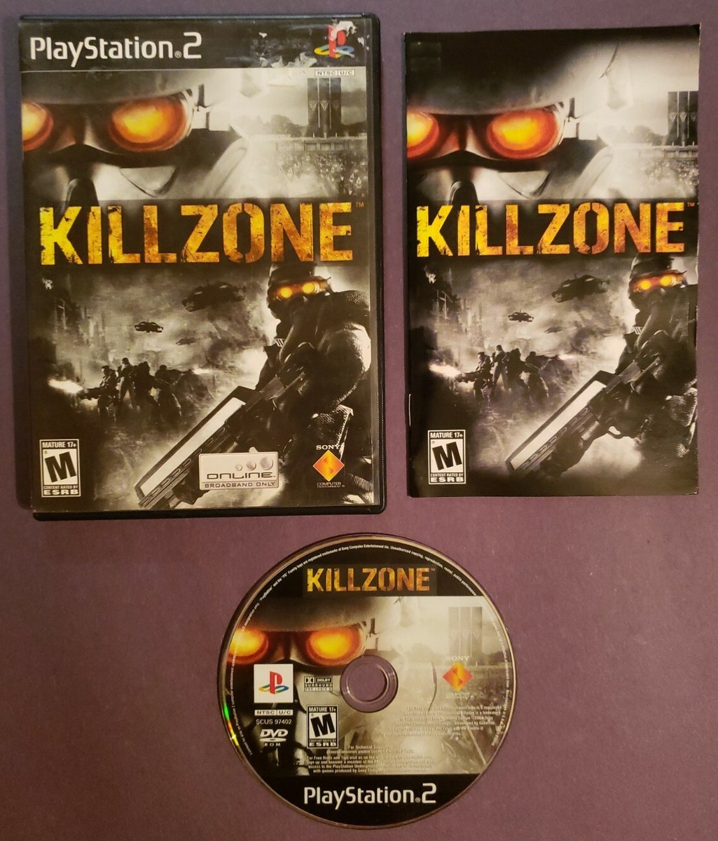 KILLZONE ~ PLAYSTATION 2 (PS2) SONY ~ COMPLETE ~ 2004