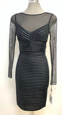 Calvin Klein NWT Elegant Party-Cocktail Black Sheath Dress size 2