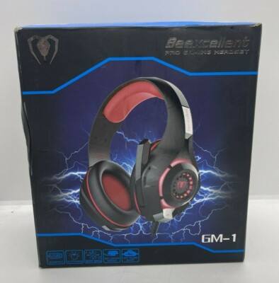 Beexcellent Pro Gaming Headset GM-1 -Red for PS4, XBOX and PC FREE SHIPPING  a