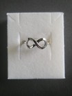 Sterling silver infinity ring size 8 — photo 1