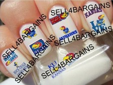 Sale2025 Kansas Jayhawks 10 Different DesignsNail Art Decals