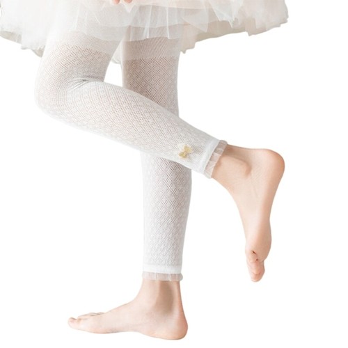 Elastic Baby Pantyhose Girls Thin Tights Cotton Toddlers Soft Casual Long Pants - Picture 17 of 28