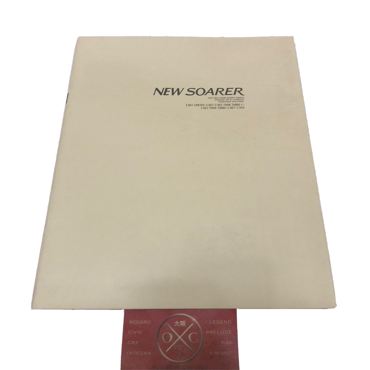 Toyota Soarer Brochure Catalog JDM Rare Z20 86-91 87 88 89 90 GZ20