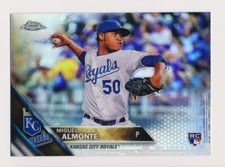 2016 Topps Chrome Refractor Miguel Almonte #126 RC Kansas City Royals