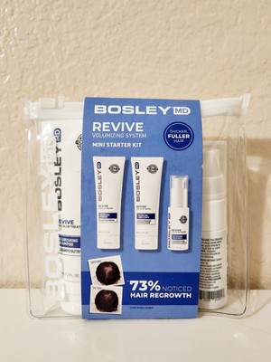 BOSLEY MD REVIVE Volumizing System Non-Color Treated Mini Starter Kit ~NEW~