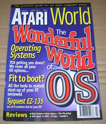 Atari 520 1040 ST STE Mega Falcon 030 Computer Atari World Magazin Ausgabe 11 NEU
