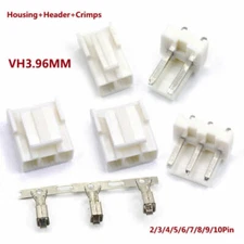 VH3.96MM Housing + Header + Crimps Connector Sets JST PCB 2 Pin/3 Pin/4~10Pin