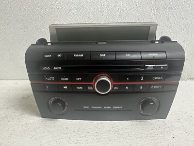 2008-2009 Mazda 3 Am Fm Mp3 Radio Stereo 2 DIN Disc CD Player