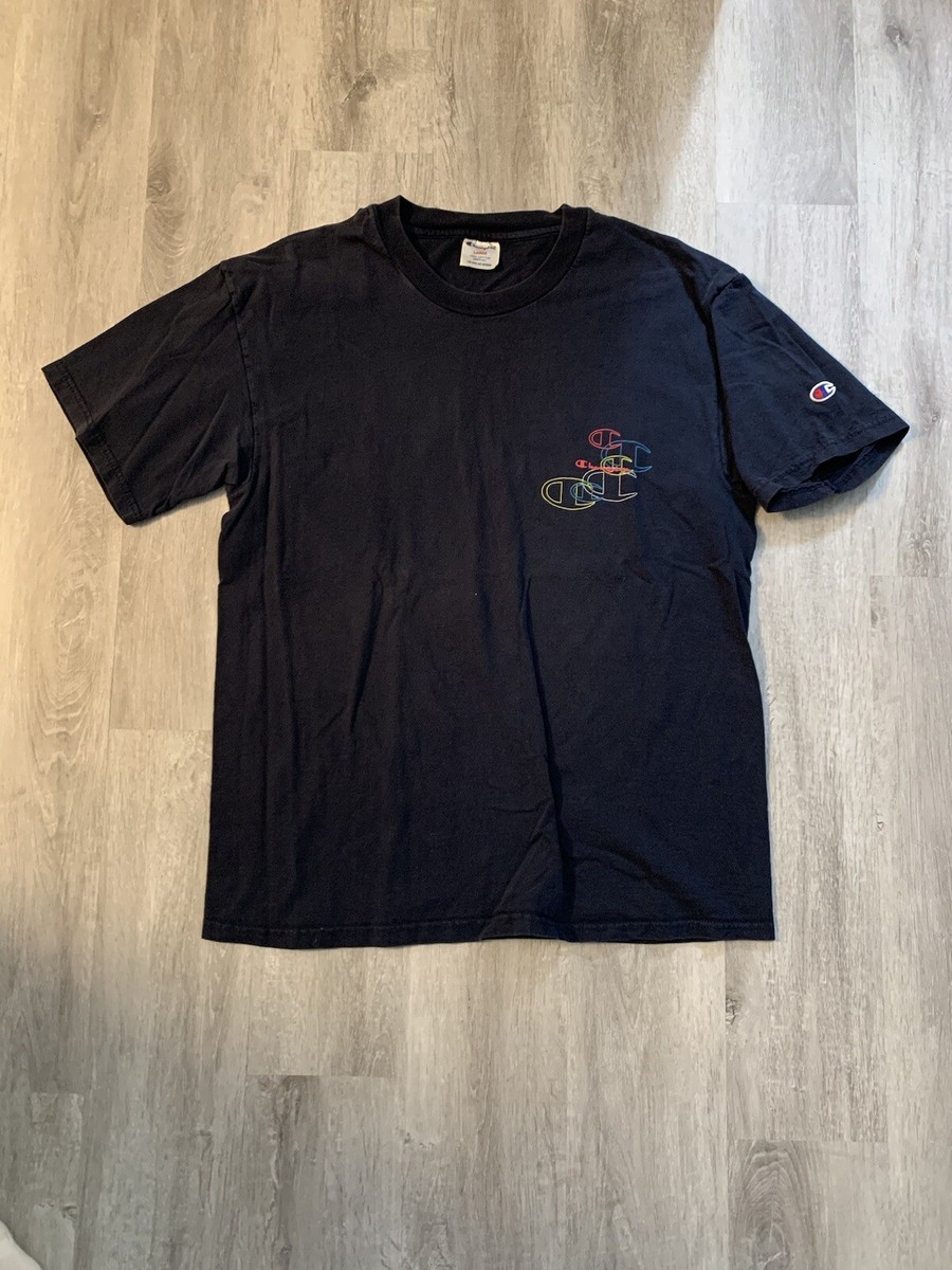 Vintage Champion Shirt - Navy Sz L | eBay