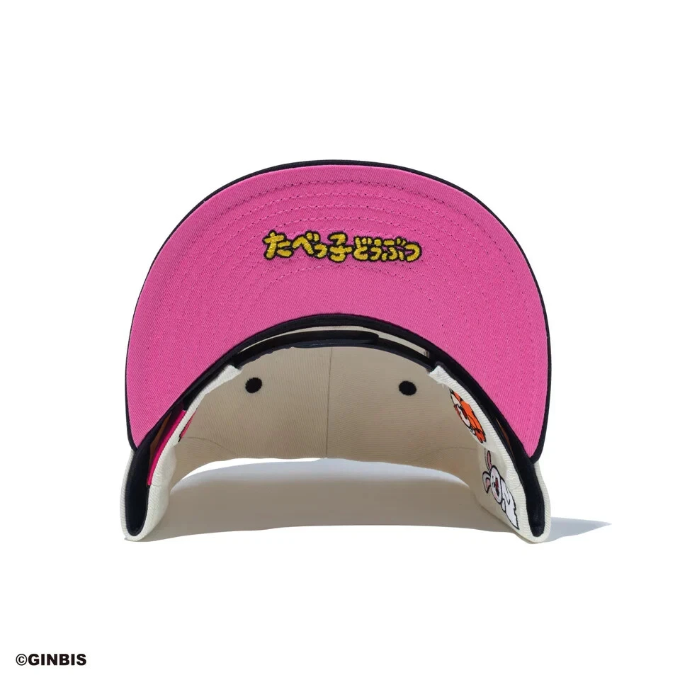 New Era 9FIFTY GINBIS Tabekko Dobutsu All Over Chrome Black Visor 14669159 - Image 3 of 4