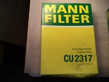 Cabin air filter MANN CU2317 6144