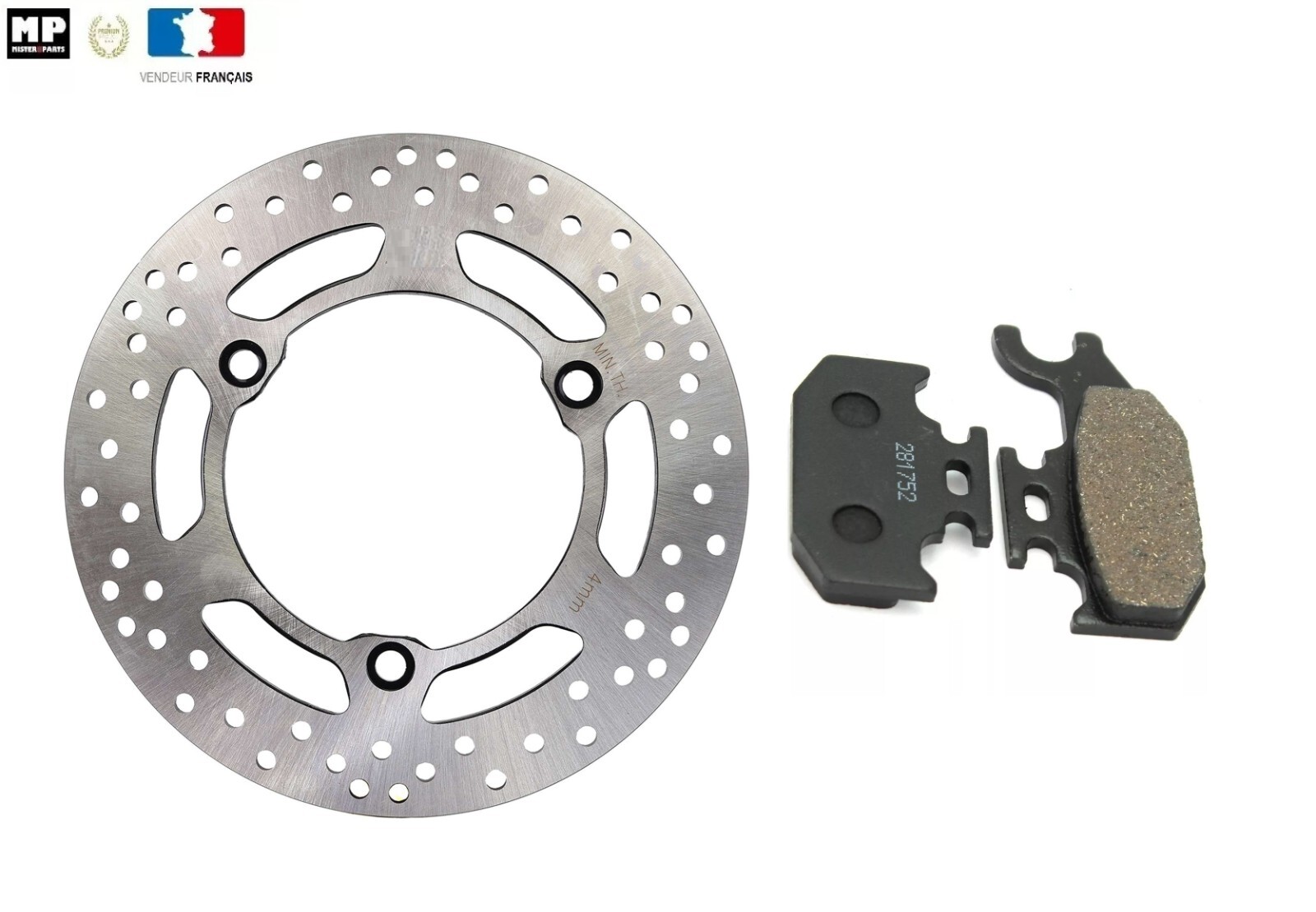 Disque + Plaquettes Frein Arrière Suzuki Burgman 125 pour Trajets Urbains Quotidiens Rentrées