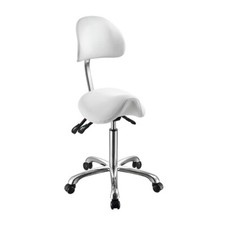 SGABELLO PER ESTETICA PEDICURE MANICURE POLTRONA SEDIA GIREVOLE CON RUOTE 
