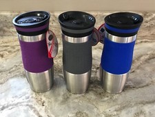 Double Walled Stainless Steel Travel Mug. 14 Ounces. Your Choice. New.