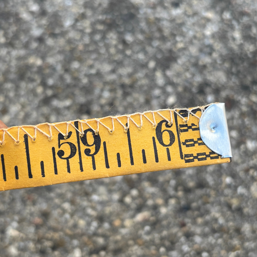 Vintage Mason Shoes Sewn 60" Tape Measure Chippewa Falls, Wis - Picture 4 of 4