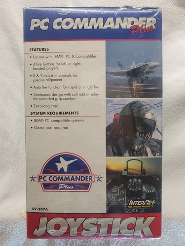 Vtg World War II Combat Simulations Computer Fighter Game +PC Commander Joystick - 第 4/12 張圖片
