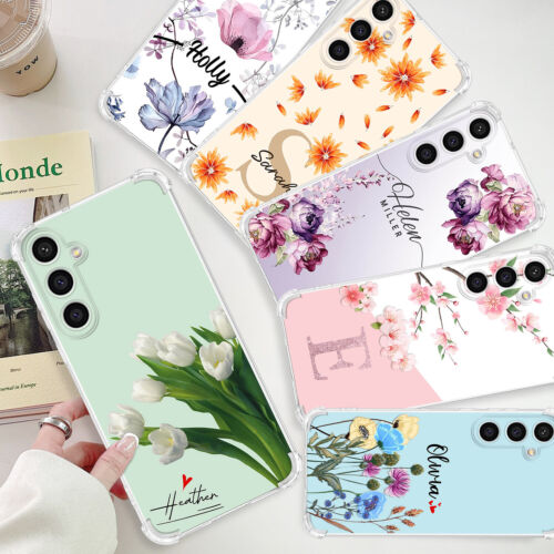 Personalised TPU Phone Case Shockproof Cover For Samsung Galaxy S25 A56 A26 A36