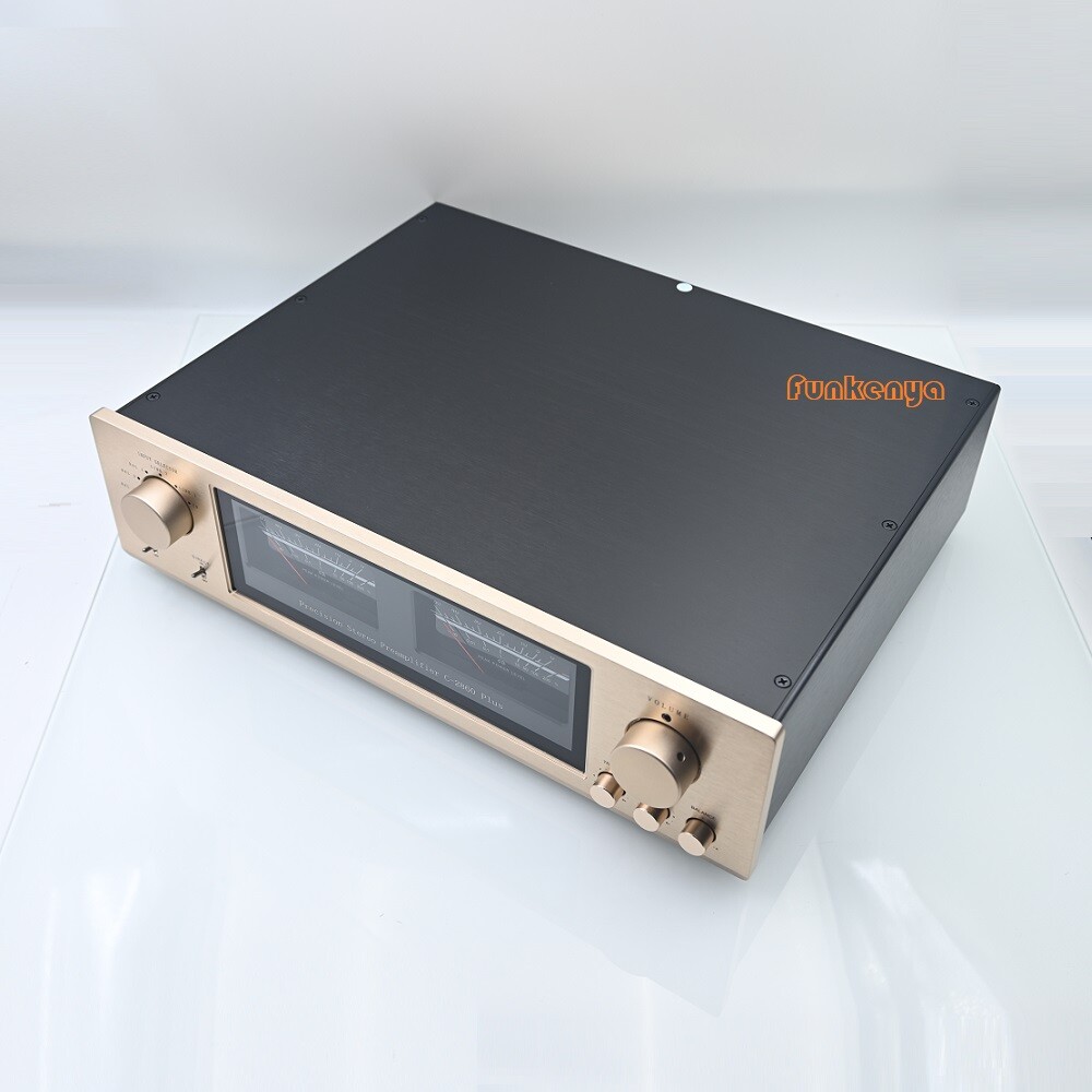Reference C2860 Plus Hi-End HiFi VU Meter Preamplifier Home