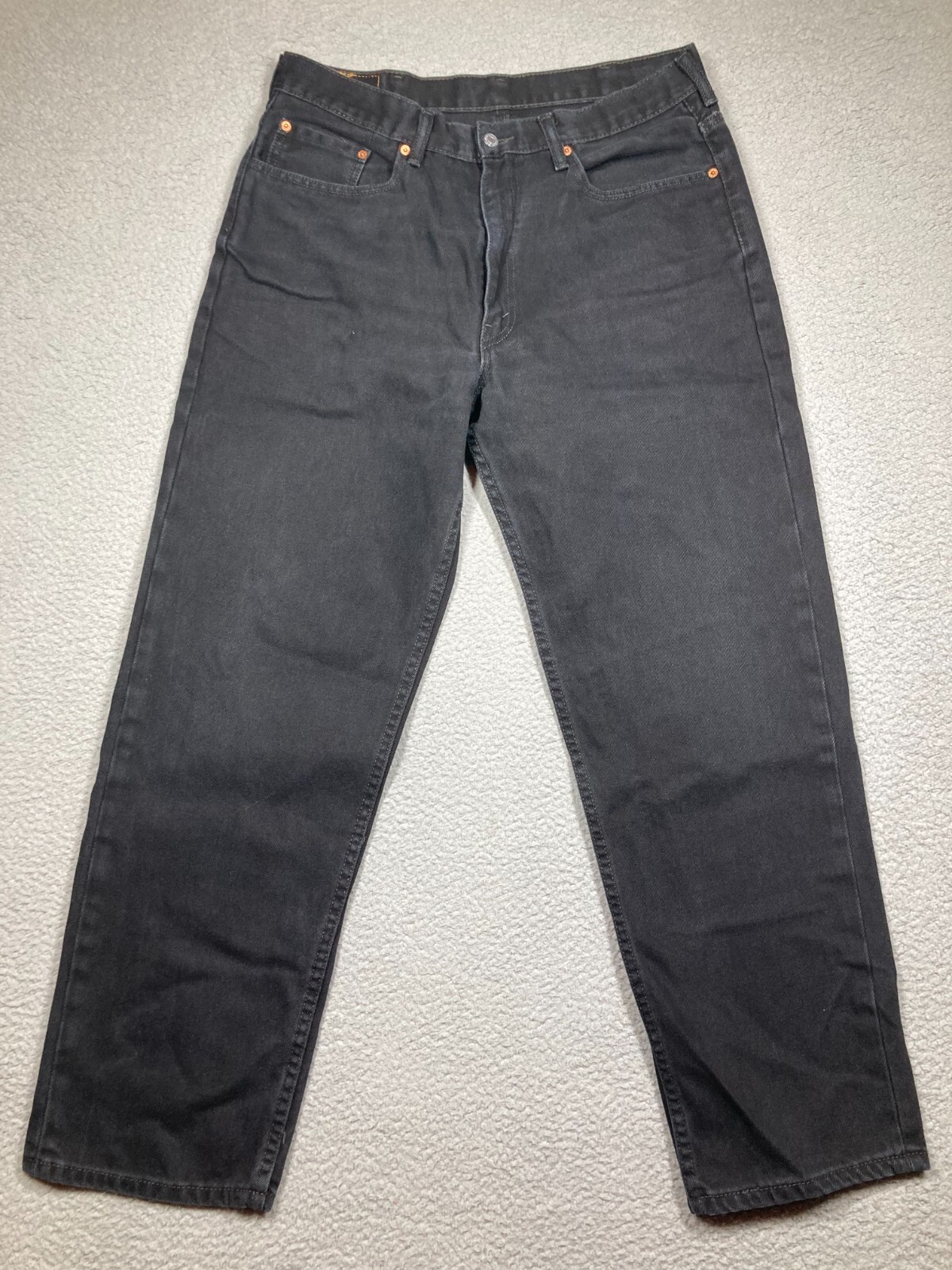 Levis Jeans Mens 38x32 Black 550  Straight American Cowboy Rodeo Western Denim