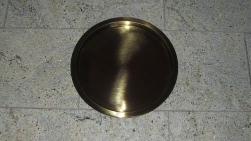 Ikea Deko Tablett Gold Glatt/ Glänzend Durchmesser ca 38 cm *NEU* - Bild 1 von 2