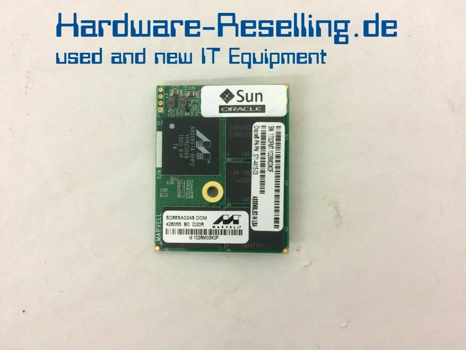 Sun Marvell Microsystem 24GB SATA Server Flash Disk 371-4415-03 SD88SA024S - Immagine 2 di 2
