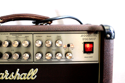 Marshall AS80R acoustic soloist guitar combo amp made in UK TESTED 