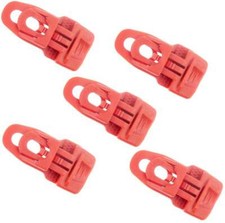 5x Holdon  universal MIDI clip RED clamping eyes clamping clamps clamping fix tensioner eyelet