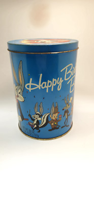 Vintage Brachs Happy Birthday Bugs Jelly Bin Tin (empty) 50th Anniversary