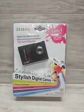 Zeikos 3-in-1 Stylish Digital Camera New
