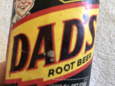 DAD's ROOT BEER NO DEPOSIT VINTAGE 12 oz. PAPER LABEL BOTTLE | eBay