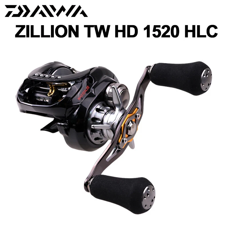 Carrete de pesca Daiwa Zillion TW HD 1520 HLC 2018 baitcasting 10/1BB carrete de arrastre de 7 kg Foto 2 de 4
