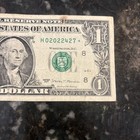Birthday Anniversary Star Note 04/27/22 One Dollar Fancy Serial Number 02022427 — photo 2