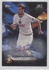 2016 Topps Apex Blue Auto /99 Chris Pontius #39 Auto