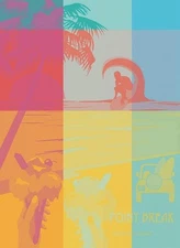 Garnier-Thiebaut Kitchen Towel, Point Break Sunrise French Jacquard...