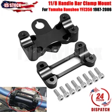 Aluminum 11/8 Handle Bar Clamp Mount For Yamaha Banshee YFZ350 1987-2006 1988