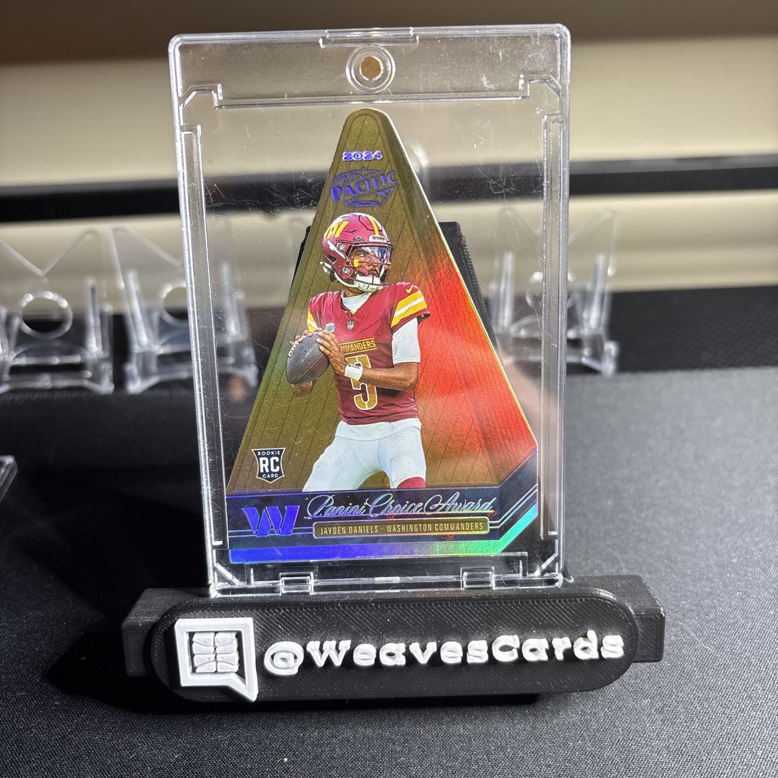 2024 Encore die cut Jayden Daniels panini choice award pacific crown CASE HIT