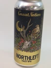 Craft BEER Empty Can ~ GREAT NOTION Brewing Northleft Hazy IPA; Portland, OREGON